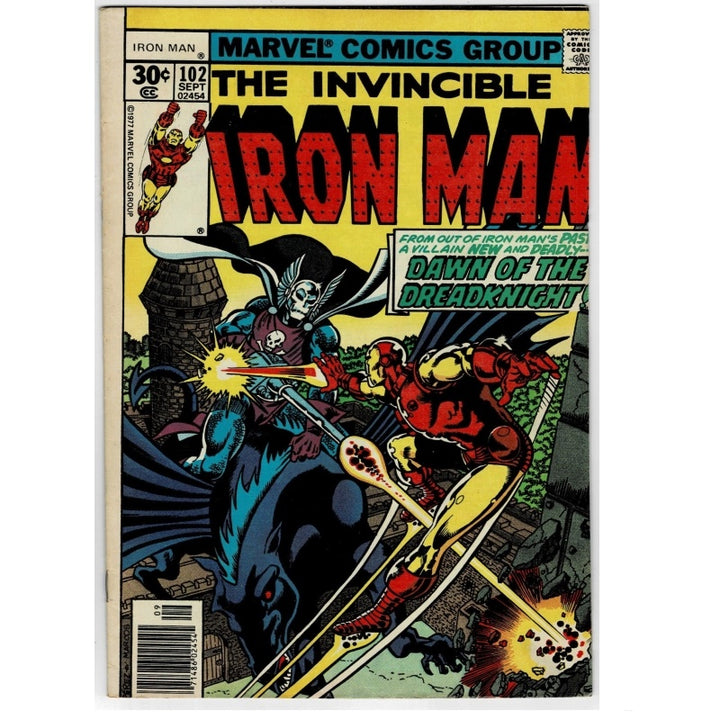 Iron Man 102 Vol 1 Dreadknight Daughter Creation Marvel Comic 1977