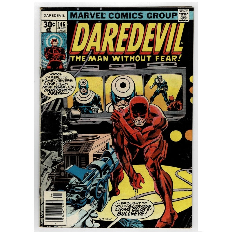 Daredevil 146 Vol 1 Duel! Marvel Comic Book 1977.