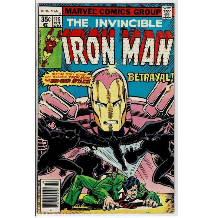 Iron Man Vol 1 115 Betrayal! Marvel Comic 1978