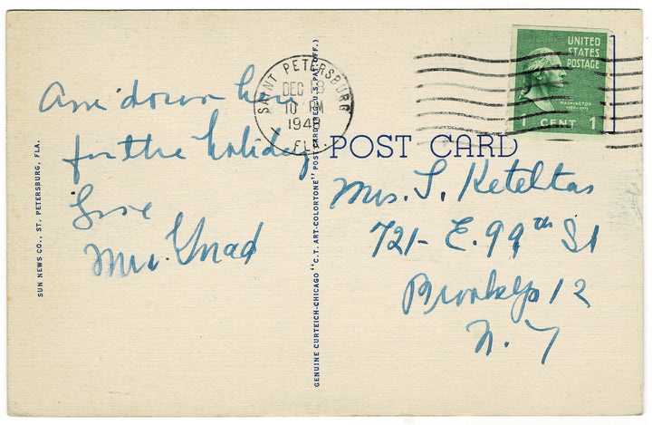 Vintage postcard.