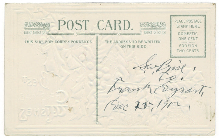 Vintage Christmas postcard.