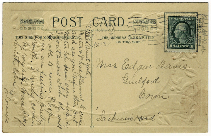 Vintage Christmas postcard.