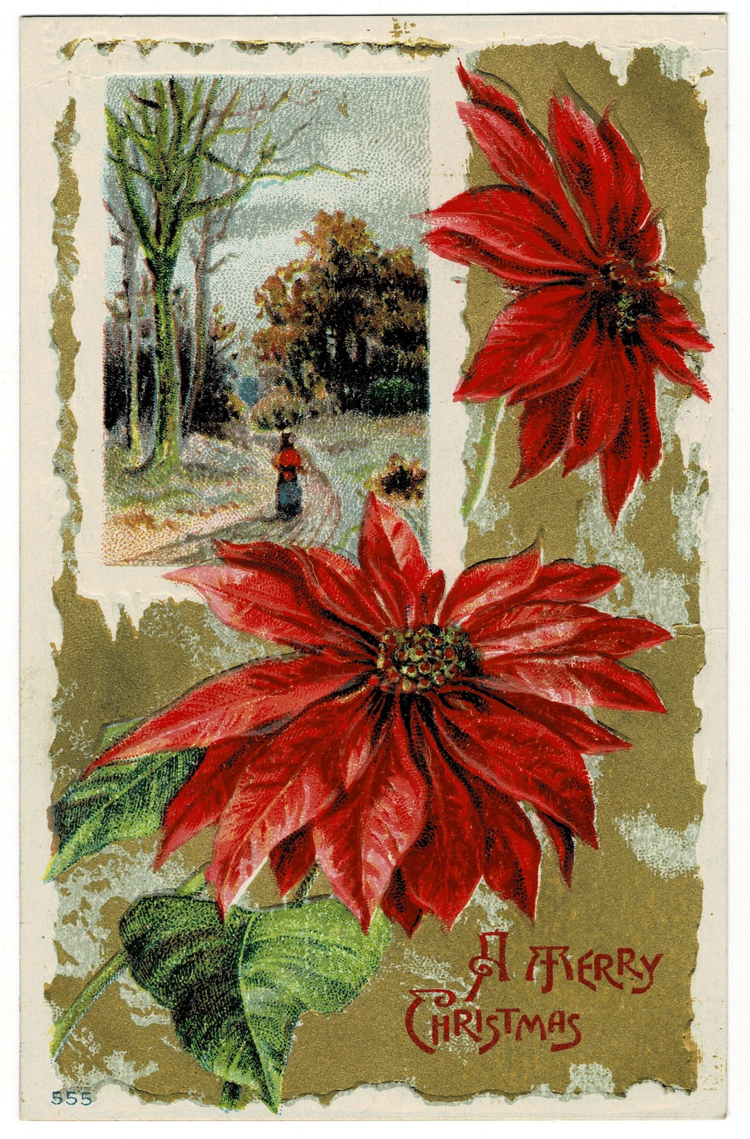 Vintage Christmas postcard.