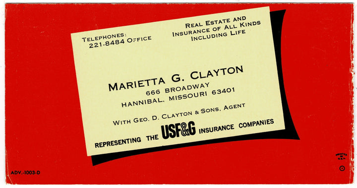 Vintage ink blotter.