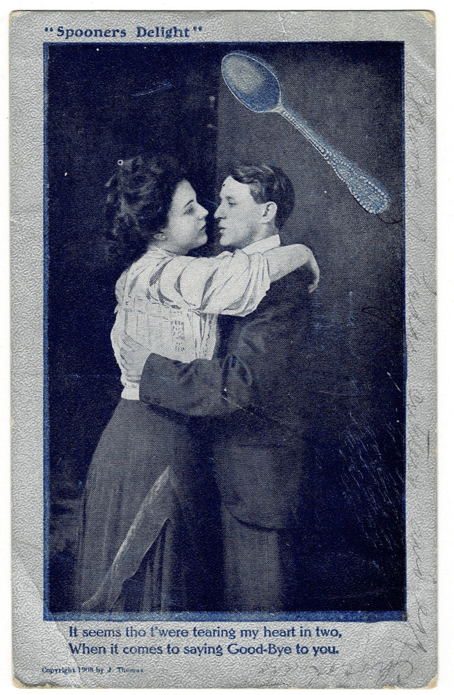 Spooners vintage postcard.