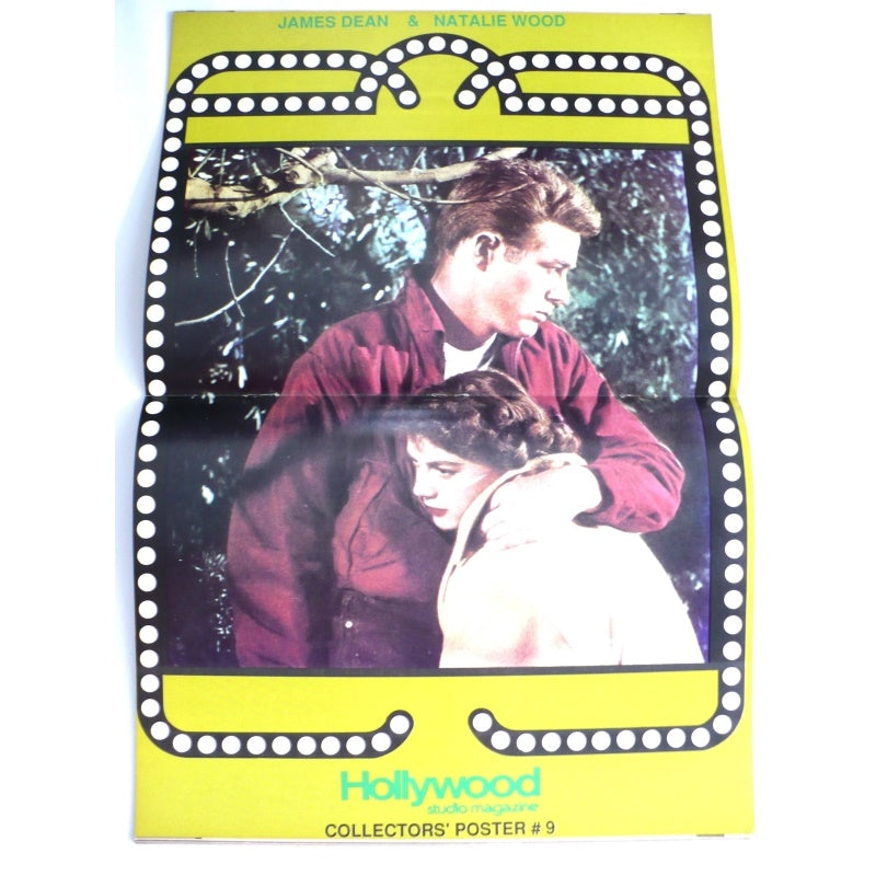 Vintage James Dean Natalie Wood Rebel Without A Cause Poster.