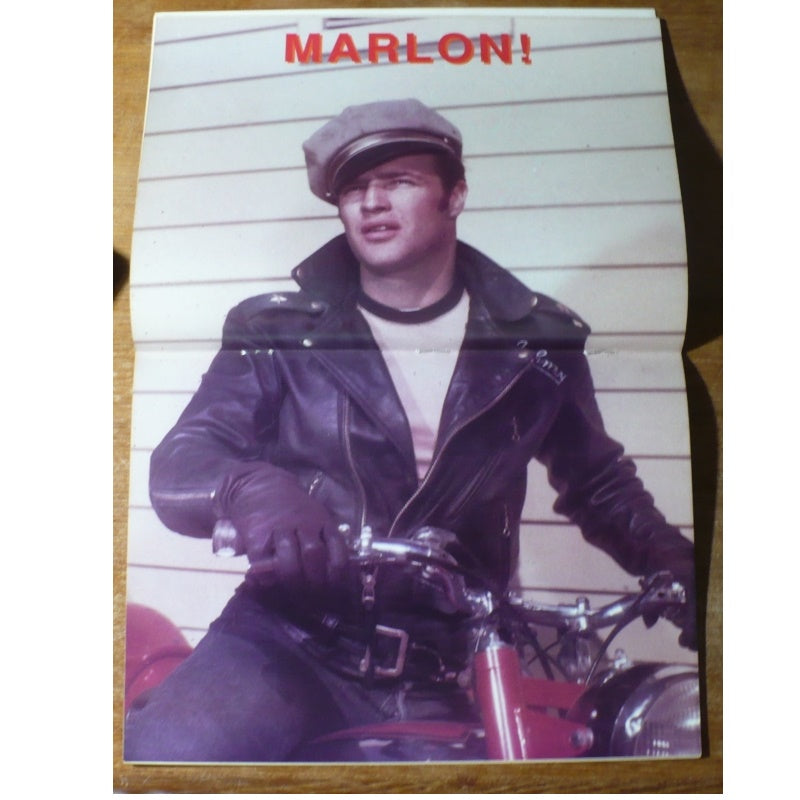 Vintage Marlon Brando poster.