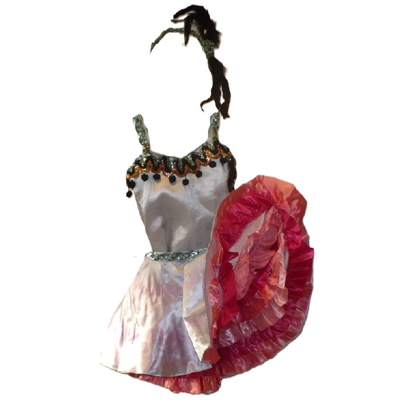 1960s Can-Can Costume Girl Sz 4