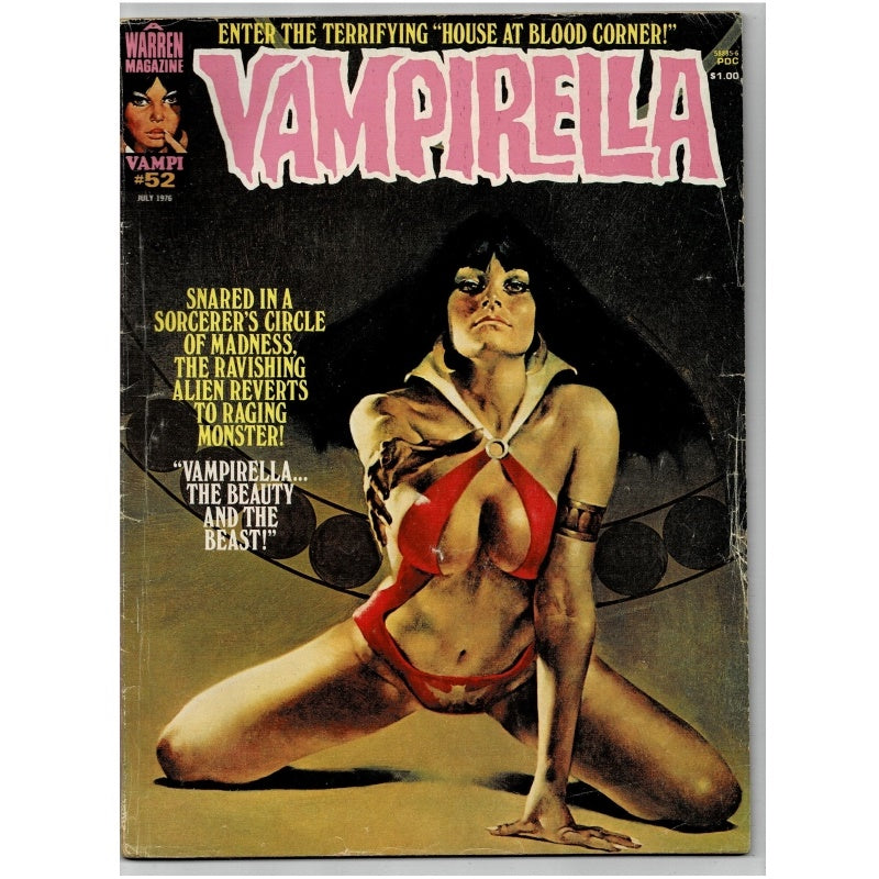 Vampirella 52 House at Blood Corner Graphic Novel 1976 Warren