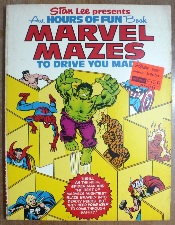 Stan Lee Presents Marvel Mazes To Drive You Mad 1978