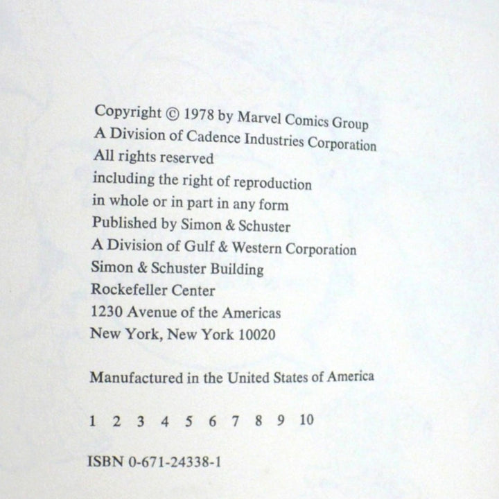 Stan Lee Presents Marvel Mazes To Drive You Mad 1978