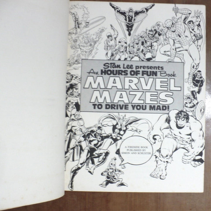 Stan Lee Presents Marvel Mazes To Drive You Mad 1978