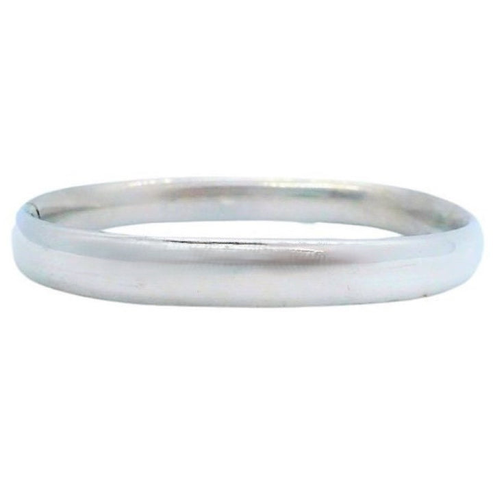 1970 Sterling Oval Charnière bangle Bracelet.