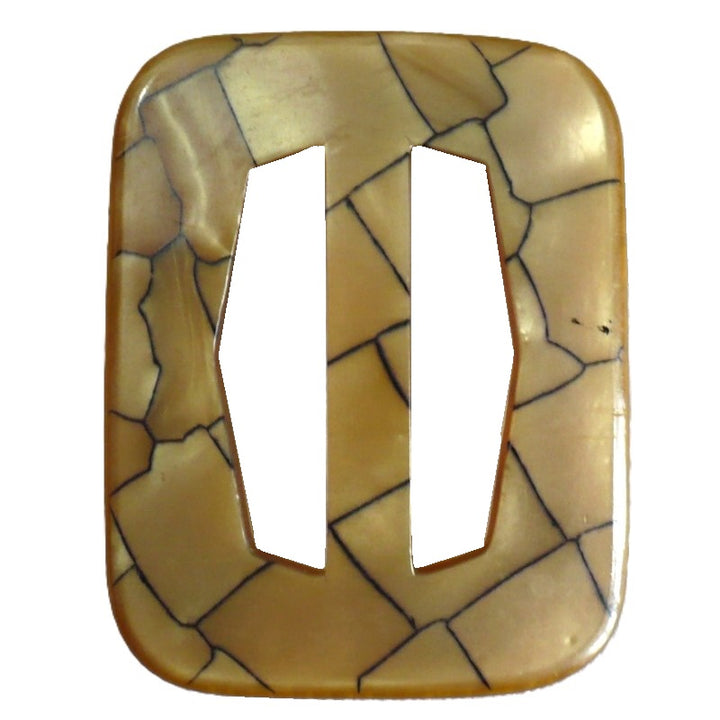 1940s Celluloid Slide Buckle Fits 25mm Insertion.