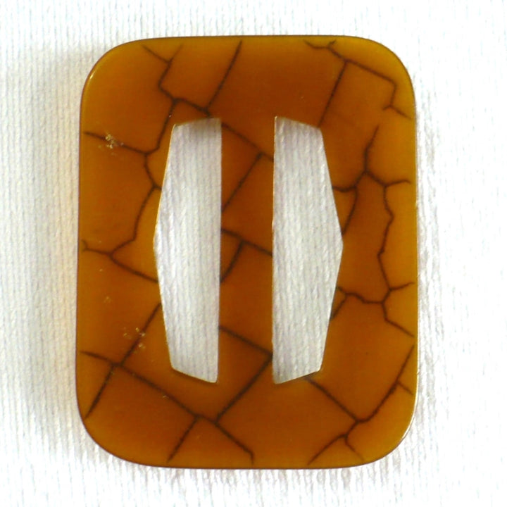 1940s Celluloid Slide Buckle Fits 25mm Insertion ack side.