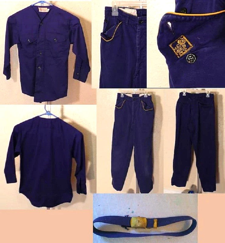 1960s Vintage Cub Scout Uniform