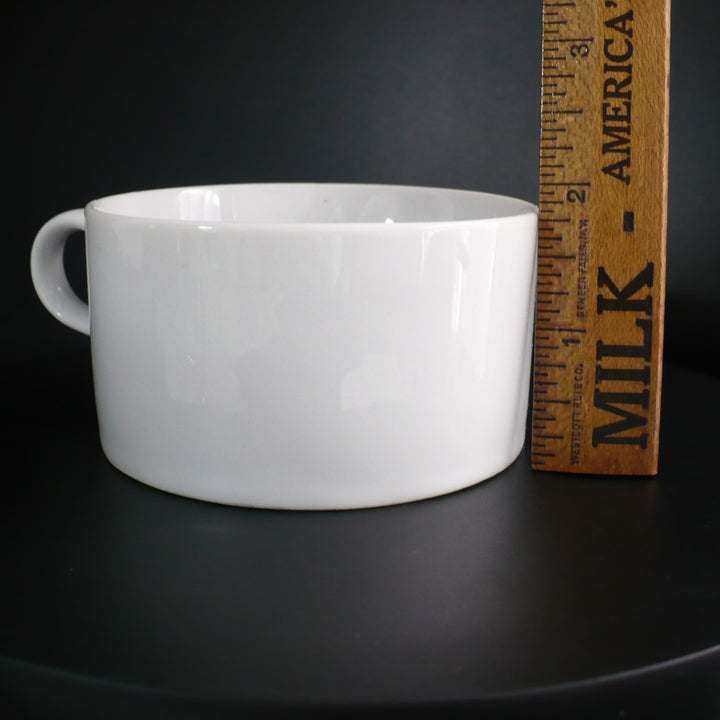LaGardo Tackett 1960s Airline Flat Cup & Saucer Set, Schmid Porcelain.
