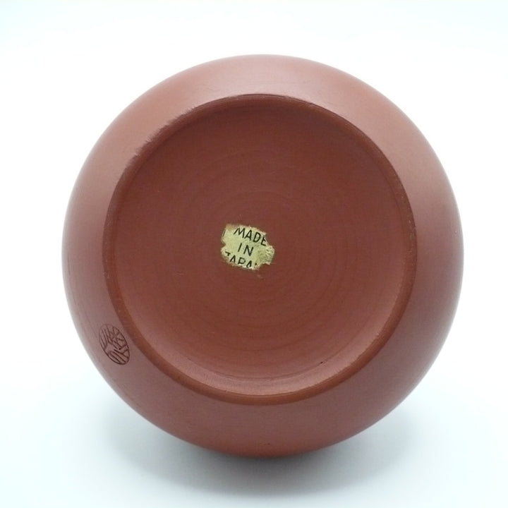 Shōwa Period Tokoname Sake Vessel with Waka Inscriptions