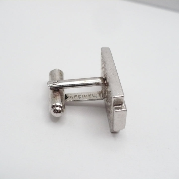 Deco Revival Mid Century Cufflinks Men's Vintage Jewelry by Speidel.