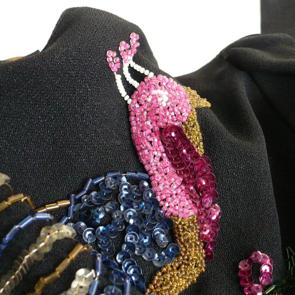 1940s Bird of Paradise Evening Ensemble.