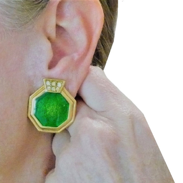 Earrings.