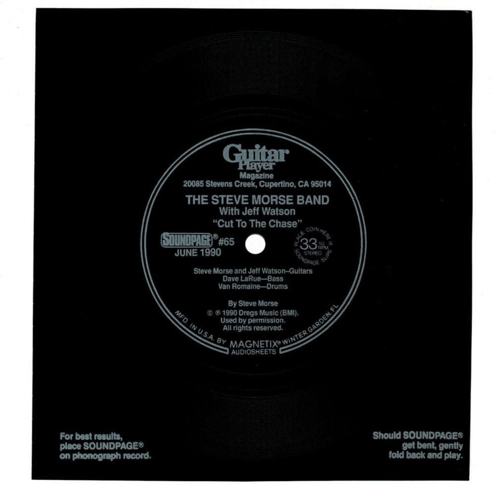 Steve Morse Band With Jeff Watson Cut To The Chase 1990 #65