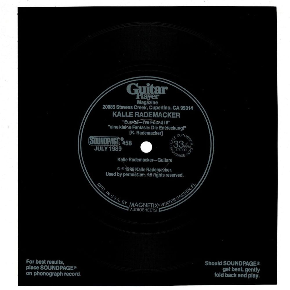 Kalle Rademacker Eureka-I've Found It Eine Kleine Fantasie: Die Entdeckung #58 1989