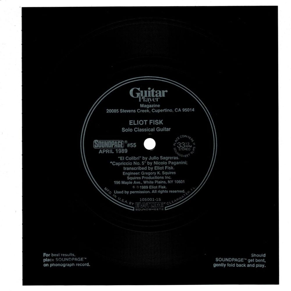 Eliot Fisk Solo El Colibri Capriccio No. 5 #55 1989