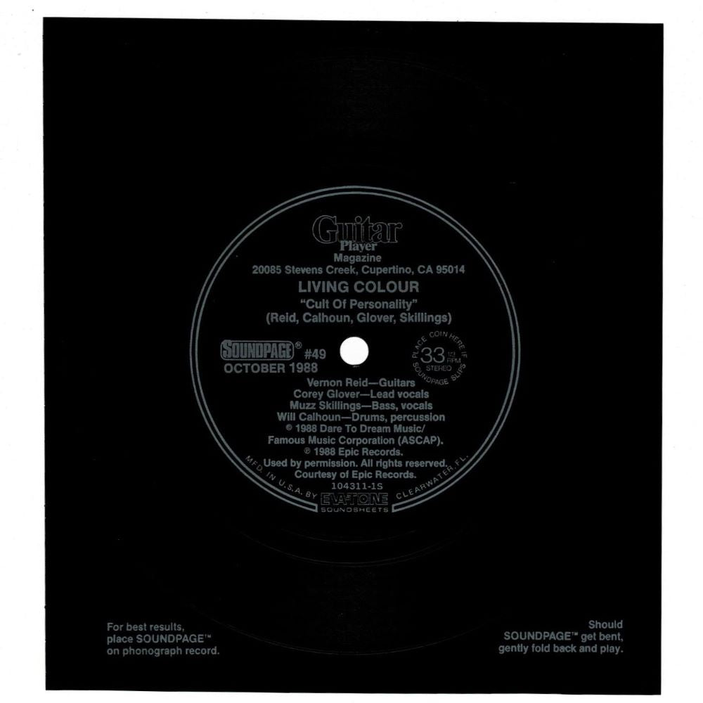 Living Colour Cult Of Personality 1988 #49