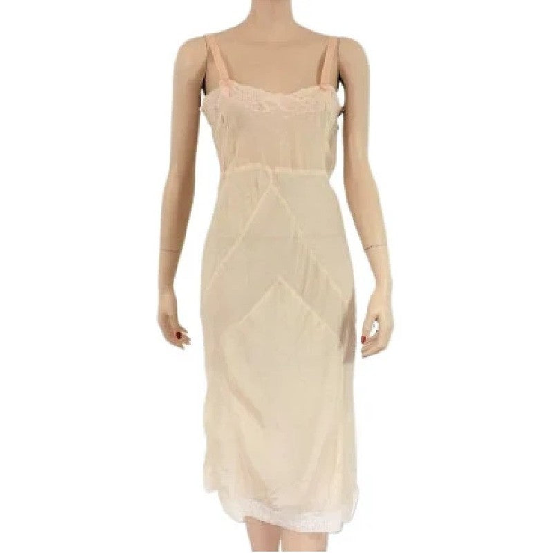 Parachute silk full slip.