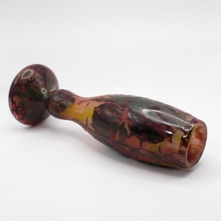 1922-1925 Le Verre Français "Châtaigne" Table Vase, France