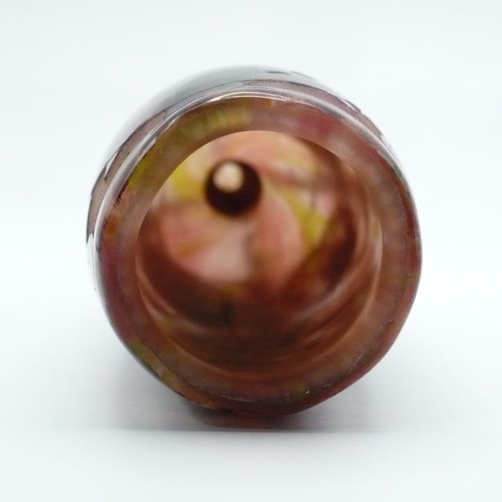 1922-1925 Le Verre Français "Châtaigne" Table Vase, France