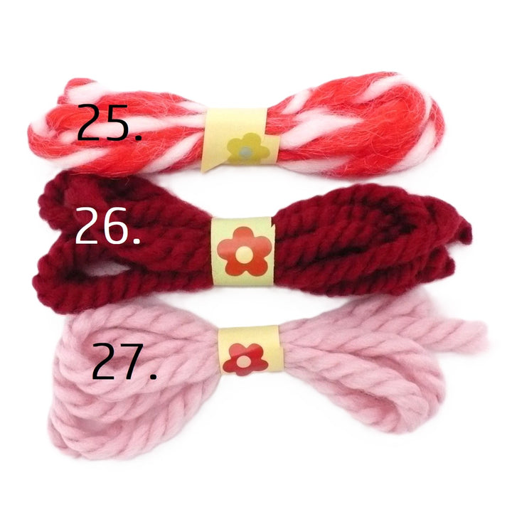 1970s Pairs of Yarn Hair Ties