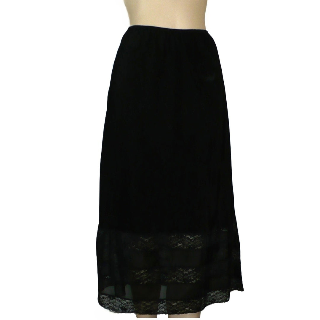 Vintage black half slip.