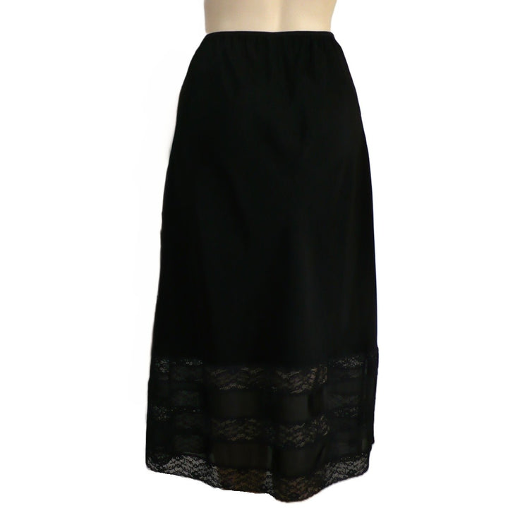 Vintage black half slip.