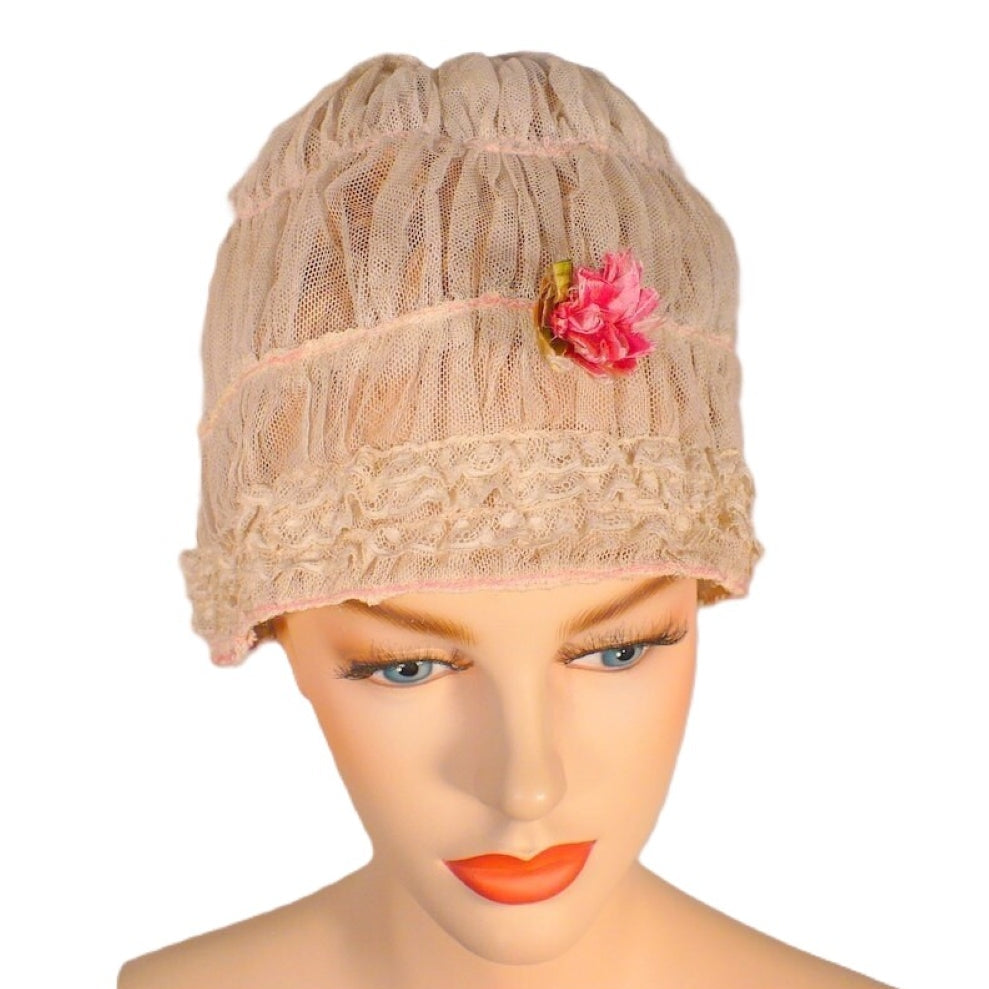 1917 boudoir cap.
