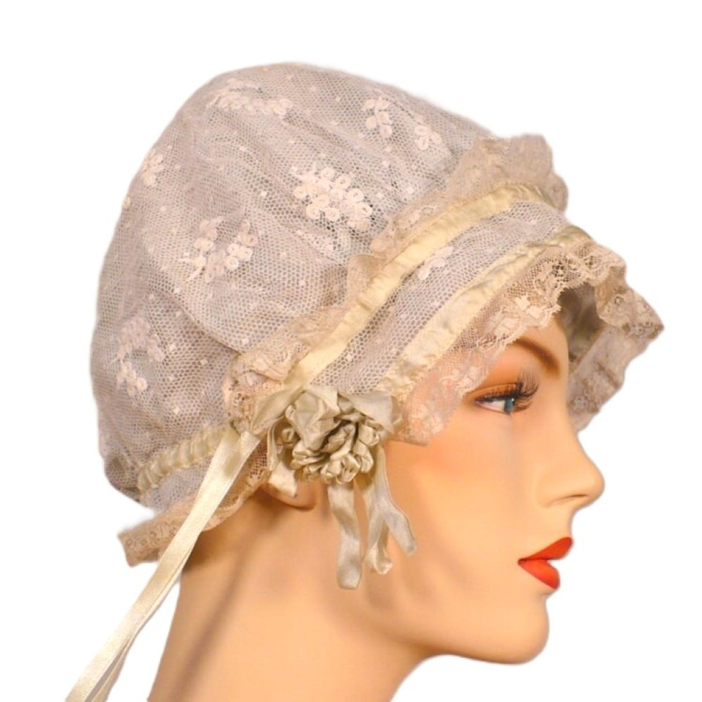 1915 boudoir cap.
