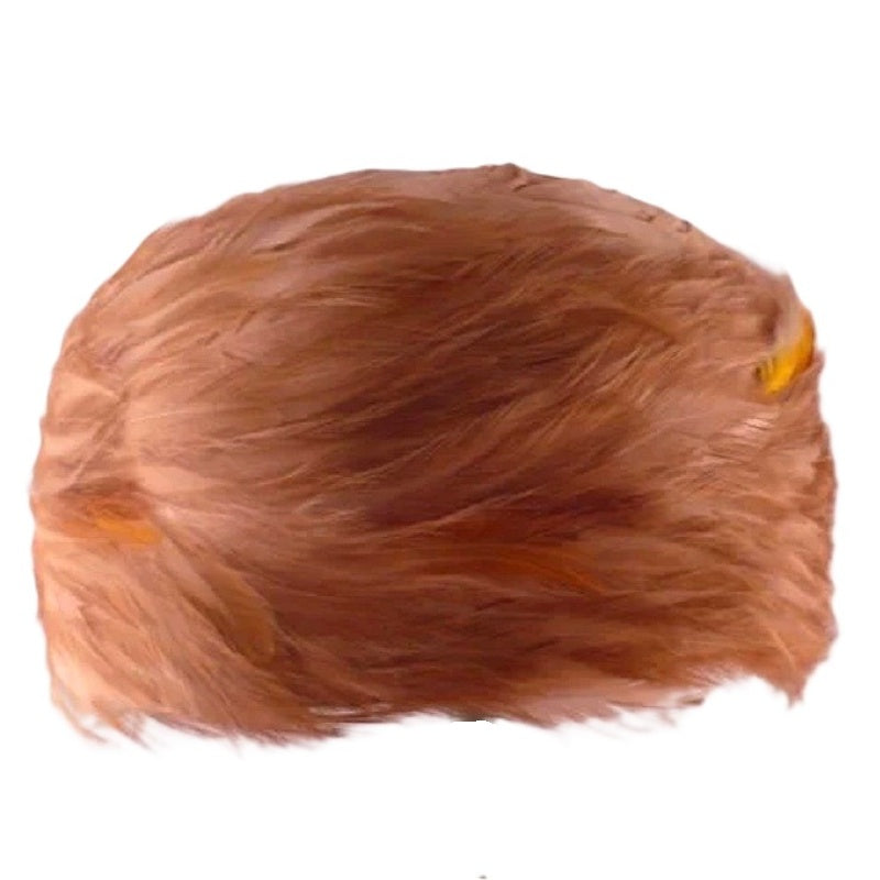 1960s Vintage Feminine Feathered Pillbox Hat.