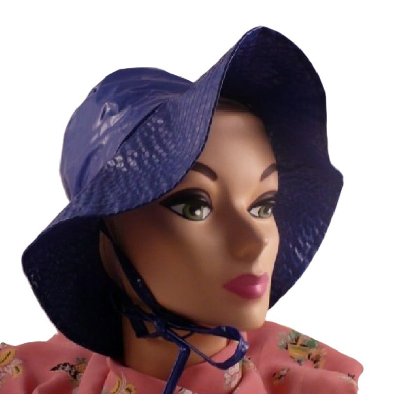 Vintage vinyl rain hat.