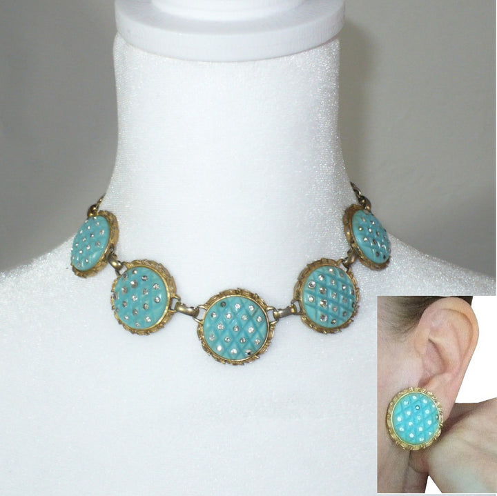 1960s Byzantine Revival Riviere Marvella Suite Adj 17".