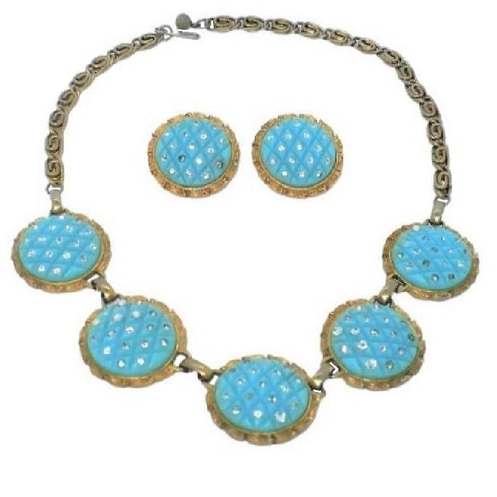 1960s Byzantine Revival Riviere Marvella Suite Adj 17".