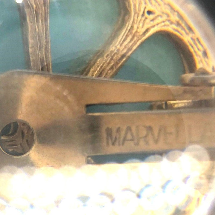 Enlarged image showing Marvella hallmark.