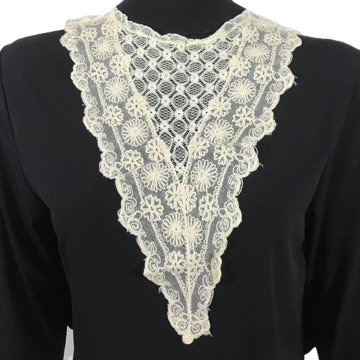 1920s Flemish Bobbin Lace Chemisette Collar.
