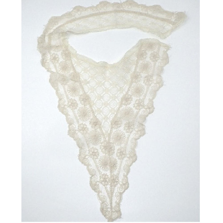 1920s Flemish Bobbin Lace Chemisette Collar.