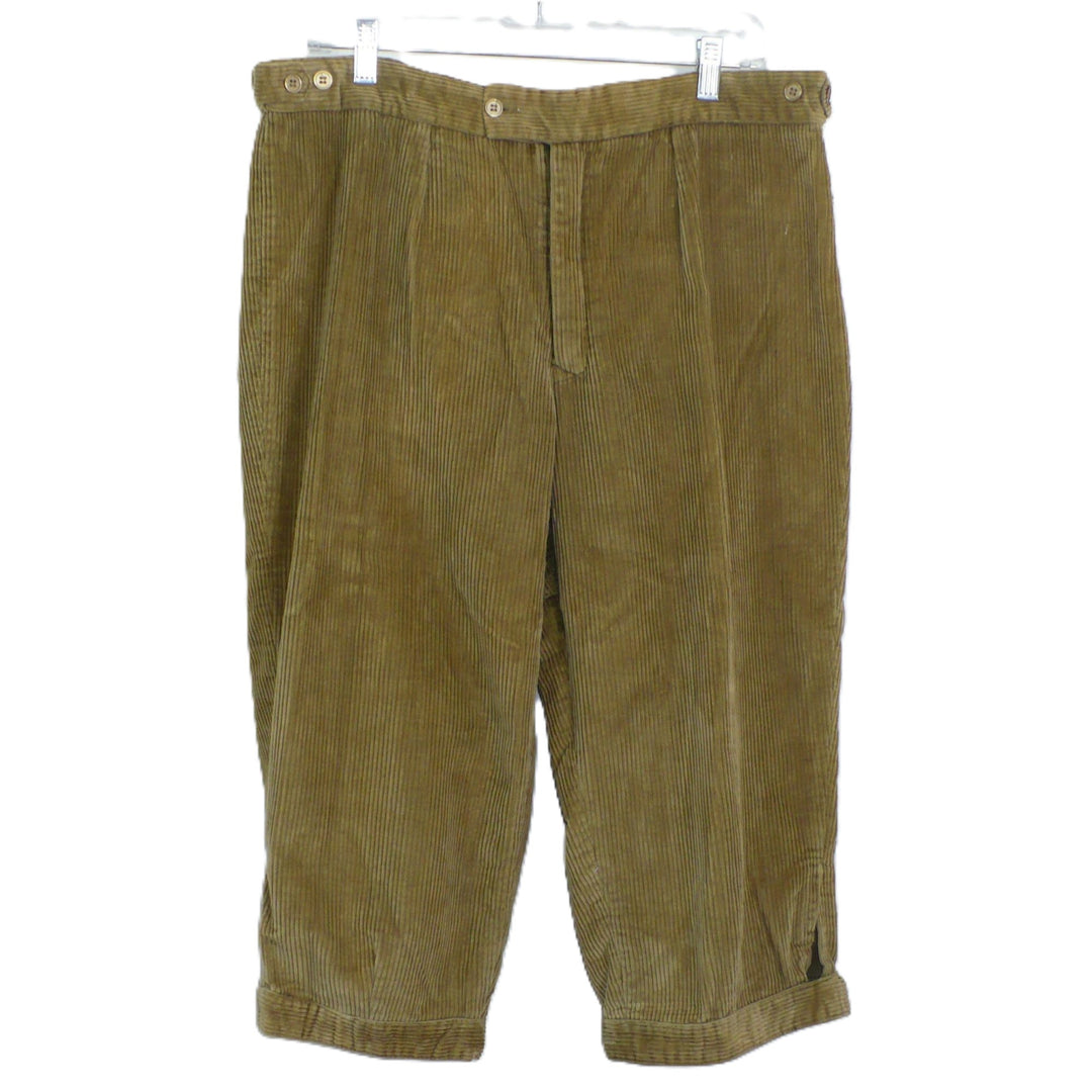 1980s vintage men's cord climbing knickers