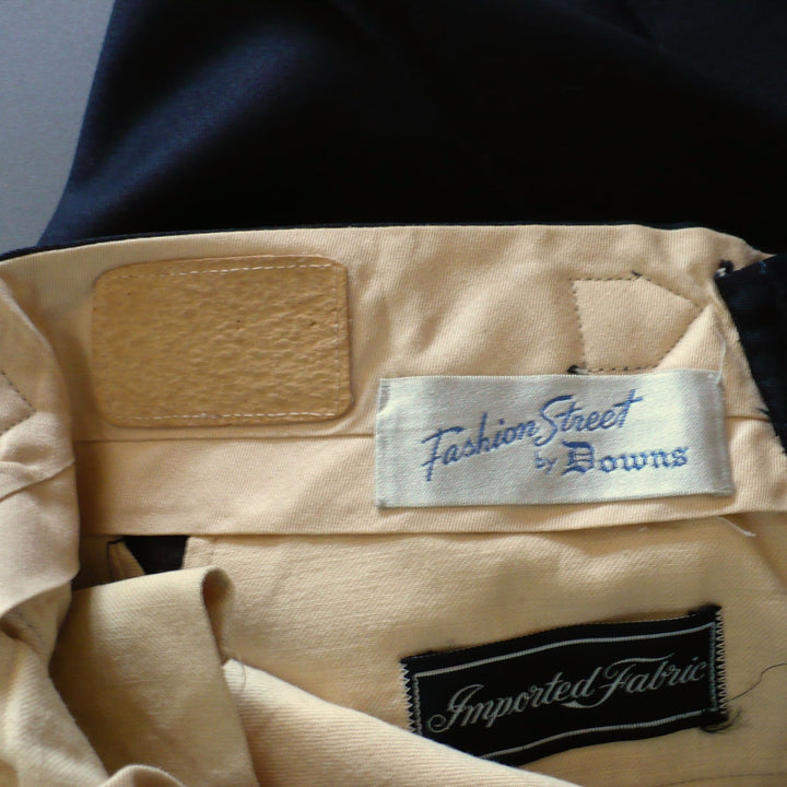 1950s Teen Boys' Sharkskin Slacks 14-16