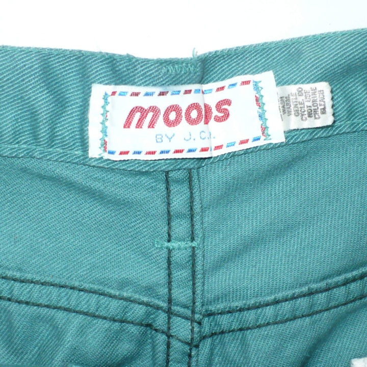 1970s Vinatge Mens Leisurewear Teal Denim Slacks, Moods by JCP Lee.