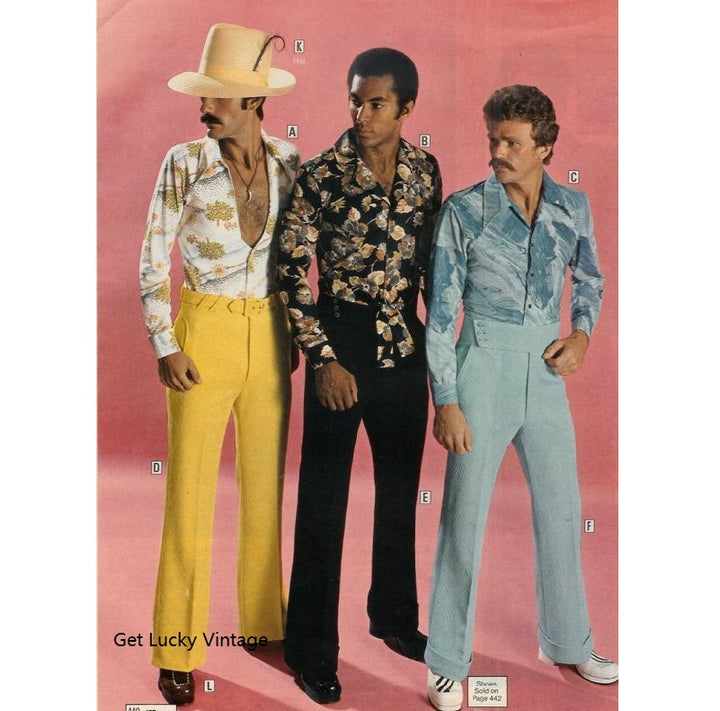 1970s Vintage Retro Leisure Pants.