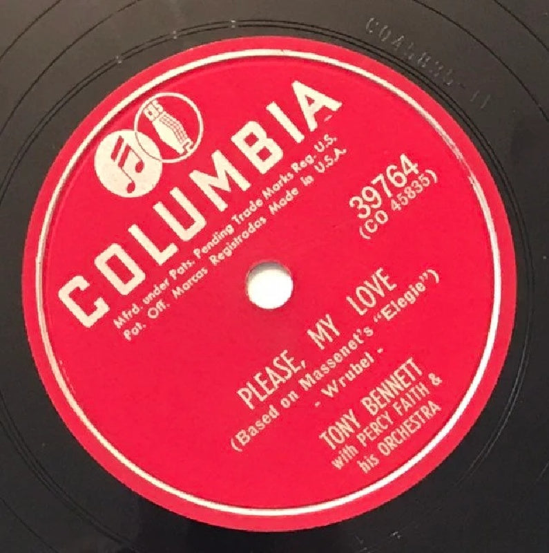 Tony Bennett Please, My Love 1949 Vintage Record.
