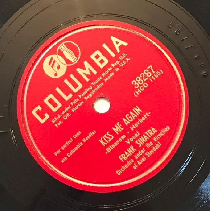 Frank Sinatra Kiss Me Again 1945 Vintage Record.